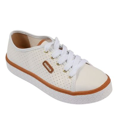 Tênis Sola Caixa Feminino Moleca - Branco