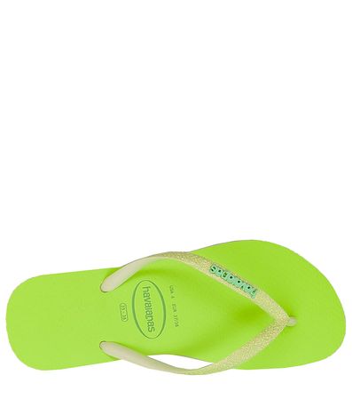 Chinelo Havaianas Glitter Neon Verde Feminino