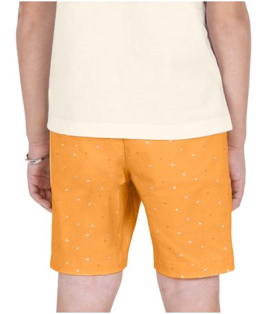Bermuda Infantil Menino Sarja Twill Trick Nick Amarelo