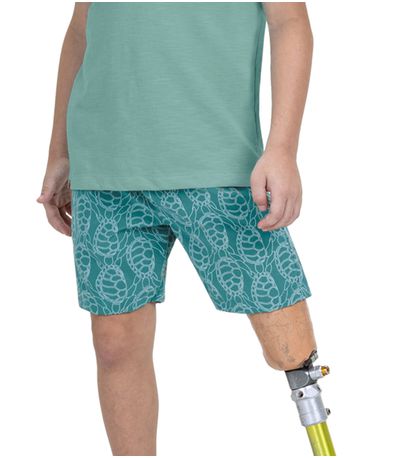 Bermuda Infantil Em Microfibra Trick Nick Azul