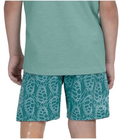 Bermuda Infantil Em Microfibra Trick Nick Azul