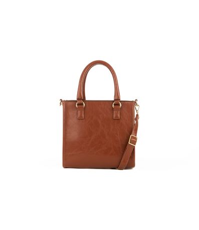 Bolsa Média com Alça Rafitthy Marrom Feminina