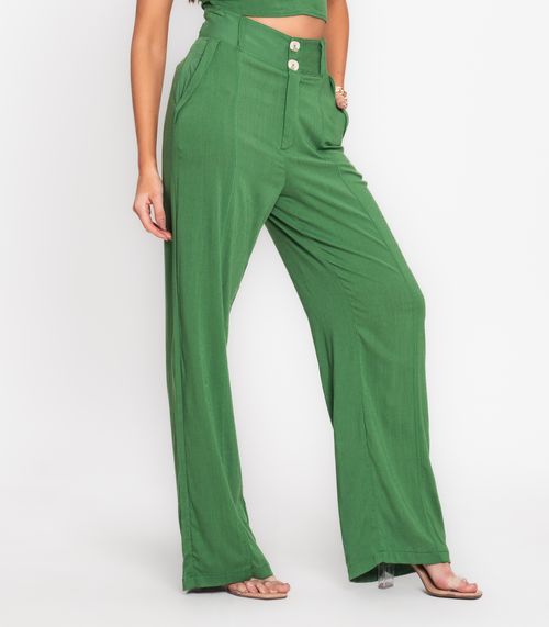 Calça Pantalona Feminina Endless Verde