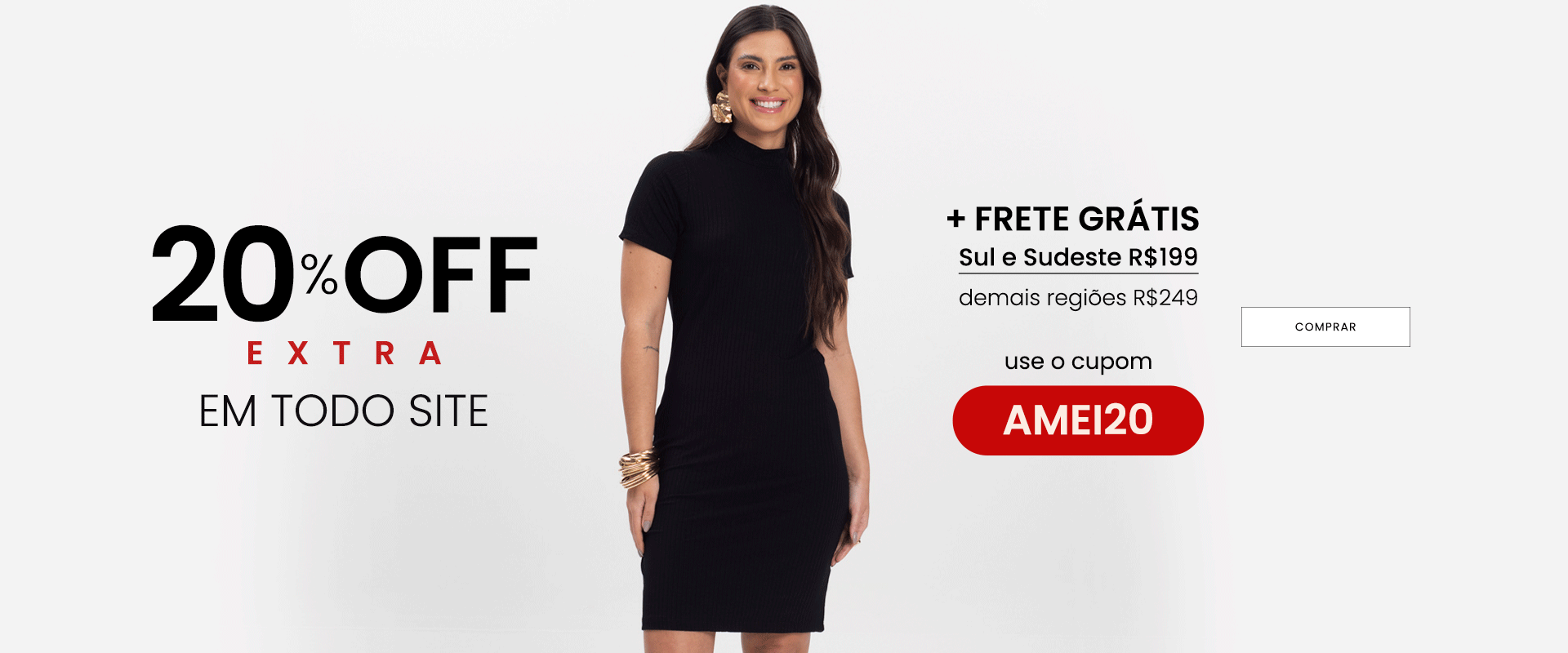 20% Extra em todo site