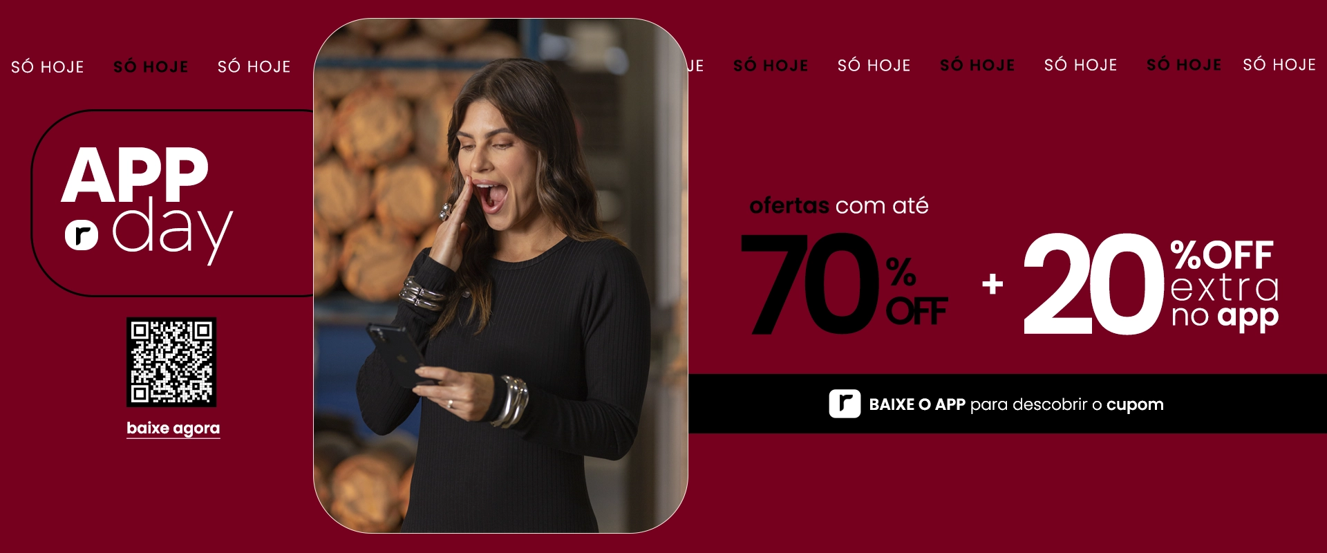 APPDAY Ofertas com até 70% OFF + 20% OFF extra no APP